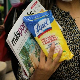 Lysol®, tu aliado para proteger salió a las calles a compartir la protección