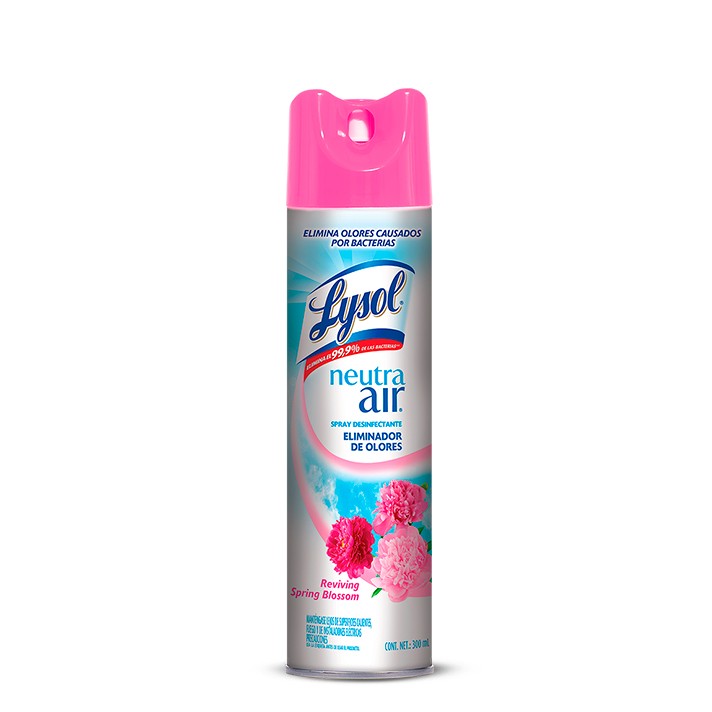 Lysol Neutra Air Spray Desinfectante Eliminador de Olores -Morning Linen 10 oz